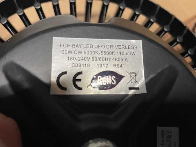 Campanula led UFO 100w