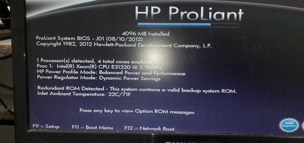 Сервер HP ProLiant ML110 G7