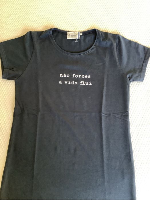 T-shirt Não forces a vida flui de Manuel Clemente - Clover’s