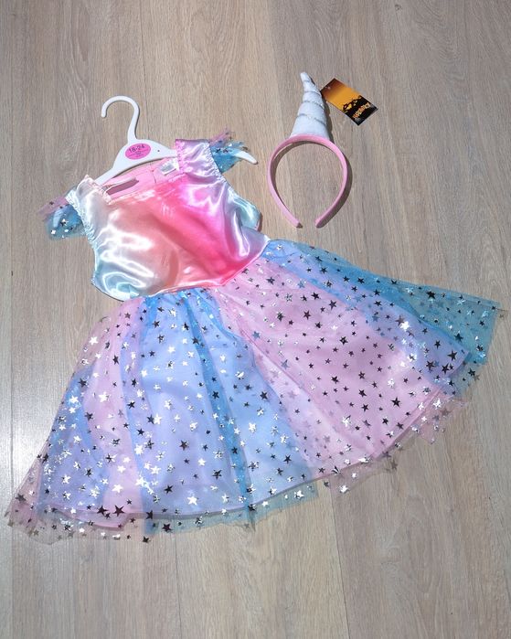 Карнавальний костюм 12-18-24 міс. єдиноріг сукня плаття новорічне