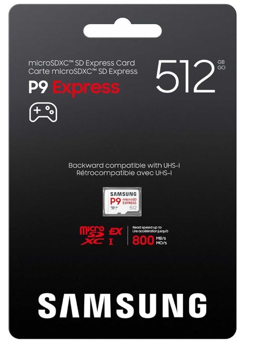 Карта памяти Samsung P9 Express microSD Express Card, 512GB microSDXC