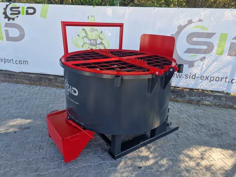 PROMOCJA! Mieszalnik do betonu bębnowy, betoniarka 1200 L WOM [MBB3] SID RATY 0%