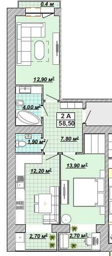 ГАРНРА ЦІНА! Двостороння, Центр, 2-к., Княгинен
