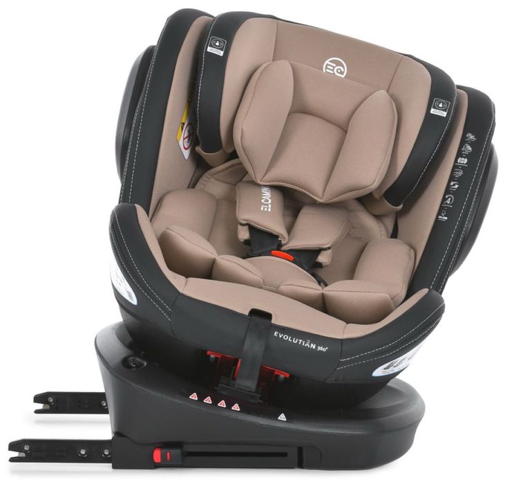 РОЗПРОДАЖ! Автокрісло El Camino Evolution 2 з Isofix та обертом 360°