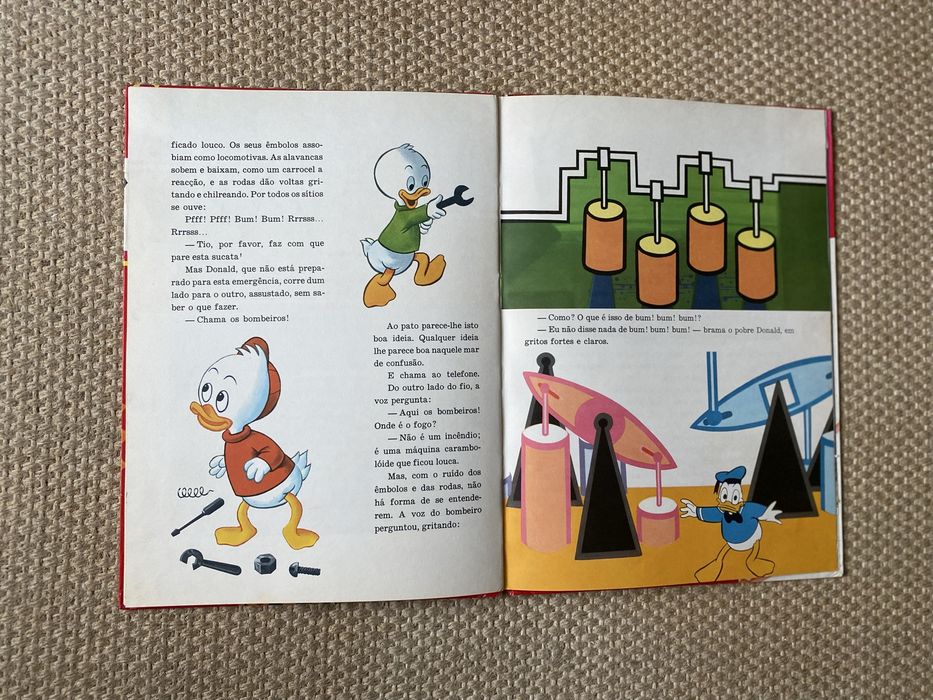 O Pato Donald Uma máquina prodigiosa Editorial Walt Disney Productions