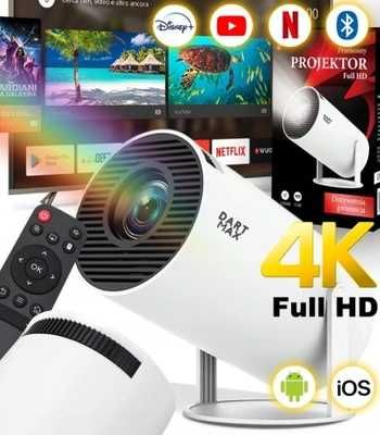 Projektor Rzutnik Android TV 4K WIFI FULL HD (SMART TV) OSTATNIE 4szt