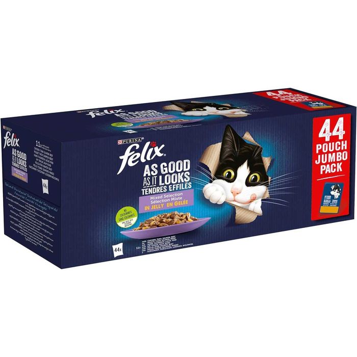 PORTES GRÁTIS - FELIX Fantastic, 44 Saquetas de 85g