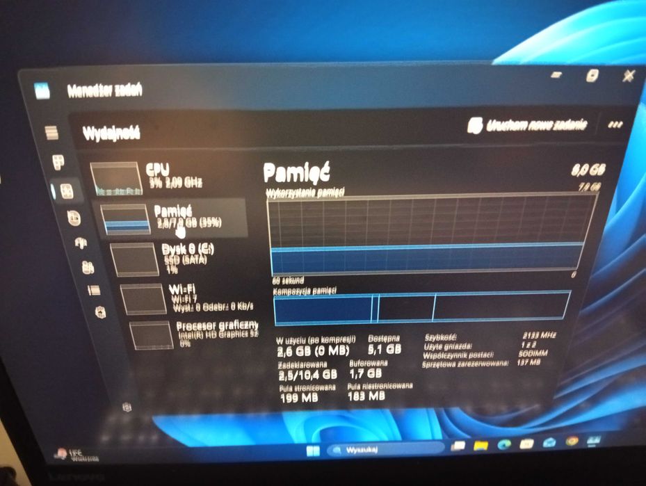 Lenovo ThinkPad T570 / 15.6" / Intel Core i5-6200U / 8GB RAM / 128GB SSD / HD / Win 11