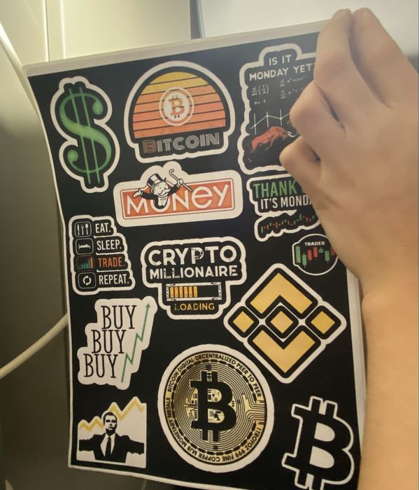 Naklejka A4 1 szt BTC