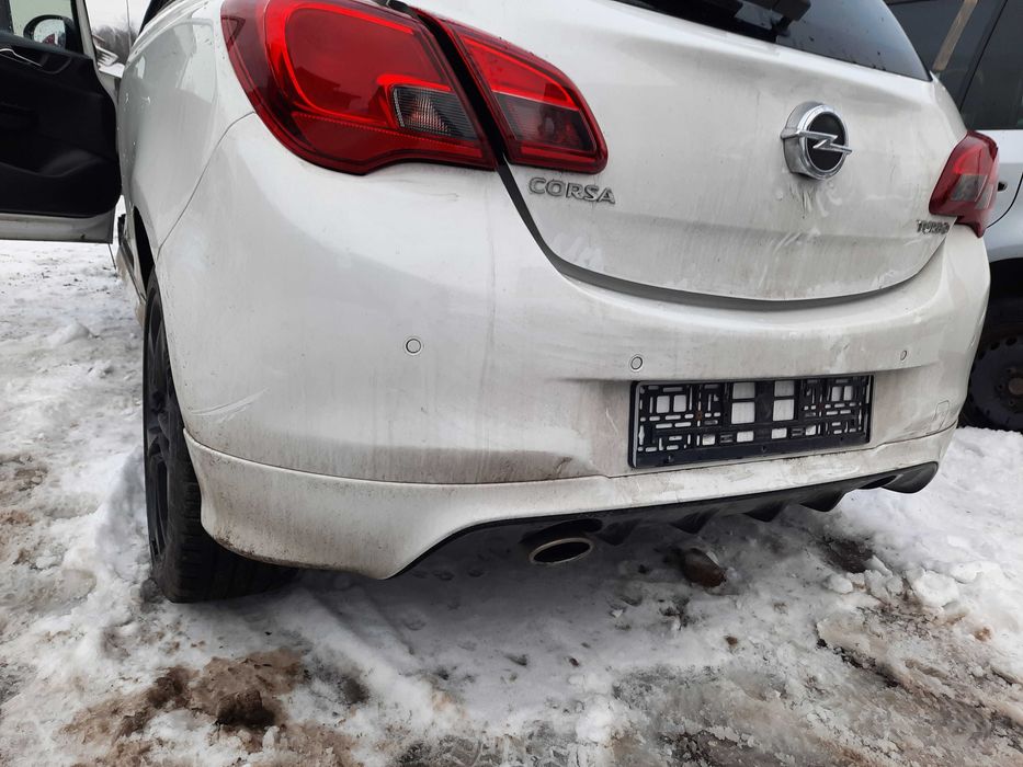 zderzak tył tylny Z40R Opel Corsa E OPC 3D 4x PDC