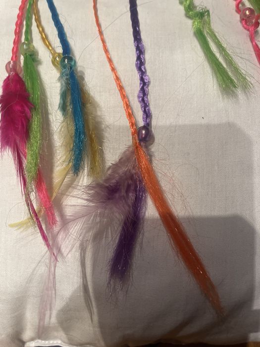 Warkoczykowe ozdoby do włosów 8 sztuk