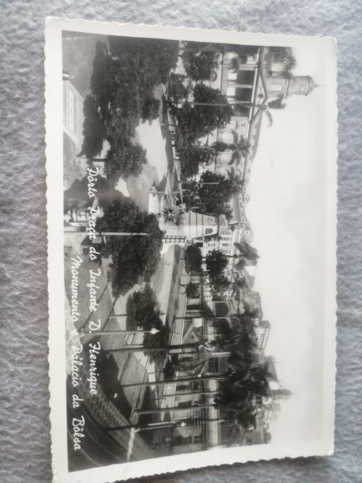 Postal fotografia muito antigo Porto