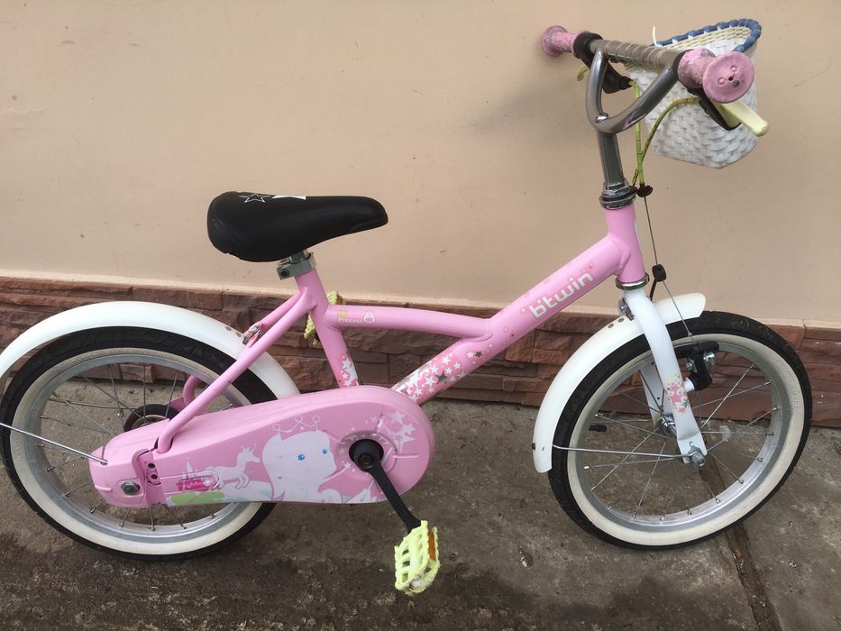 Rowerek dziecięcy dla dziewczynki b’twin koła 16