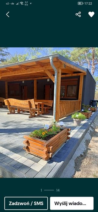 Domki letniskowe 4 osobowe  w lesie nad jeziorem Borek