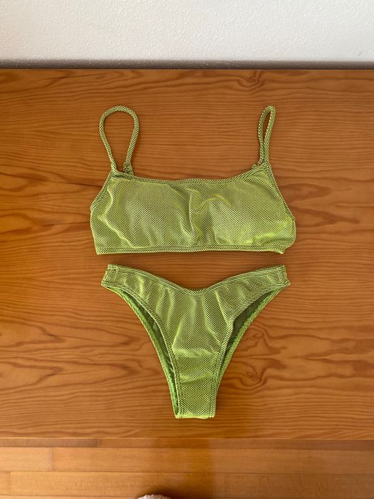 Bikini verde Florescente novo