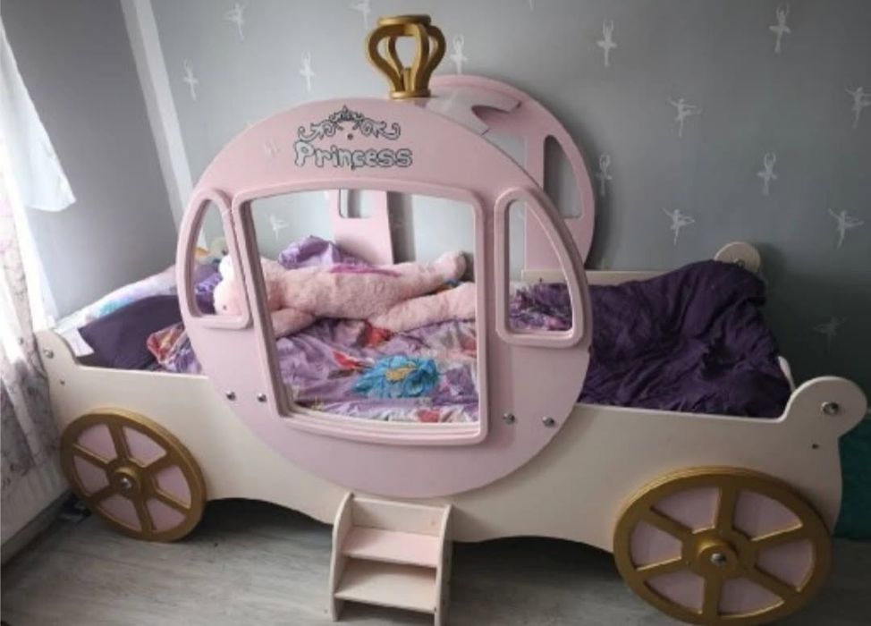 Łóżko Karoca-różowa