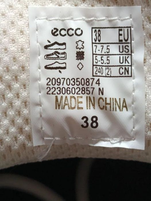 Кросівки ECCO Street 720 Gore-tex 38р.