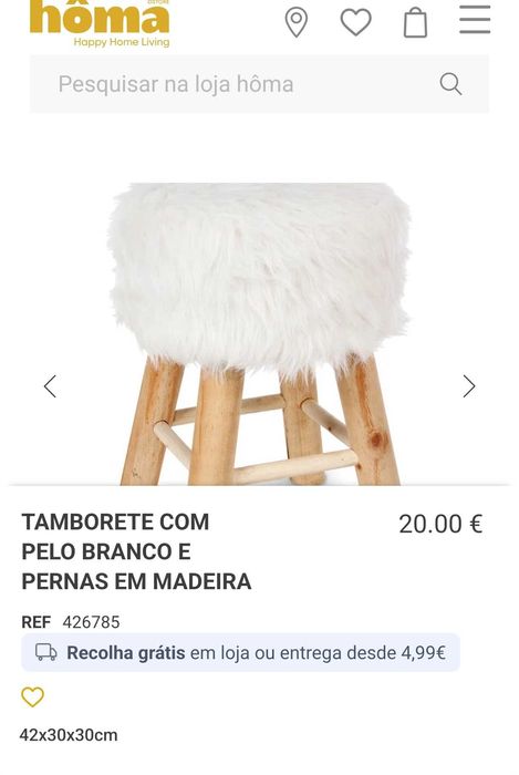 Conjunto de bancos novos Hôma