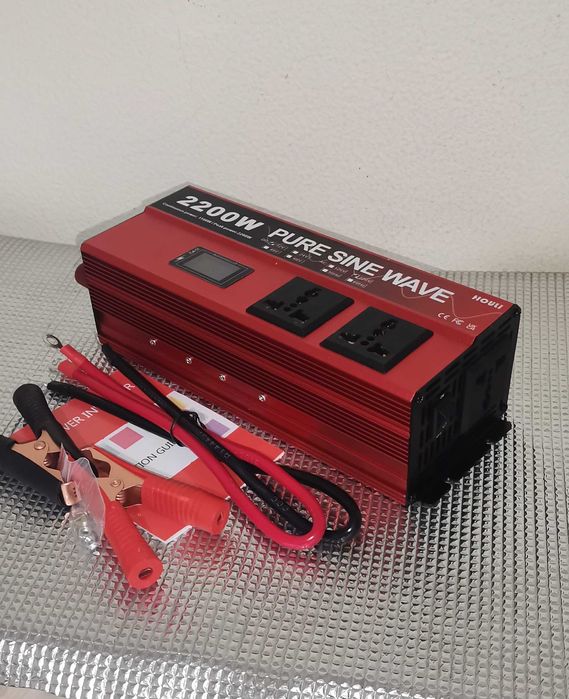Inversor Onda Pura 12v para 220v 2200w Novo