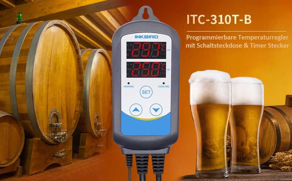 Inkbird ITC-310T-B Температурний датчик регулятор уонтроллерТ НОВИЙ