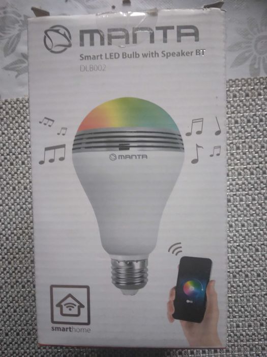 Sprzedam inteligentną żarówkę z głośnikiem