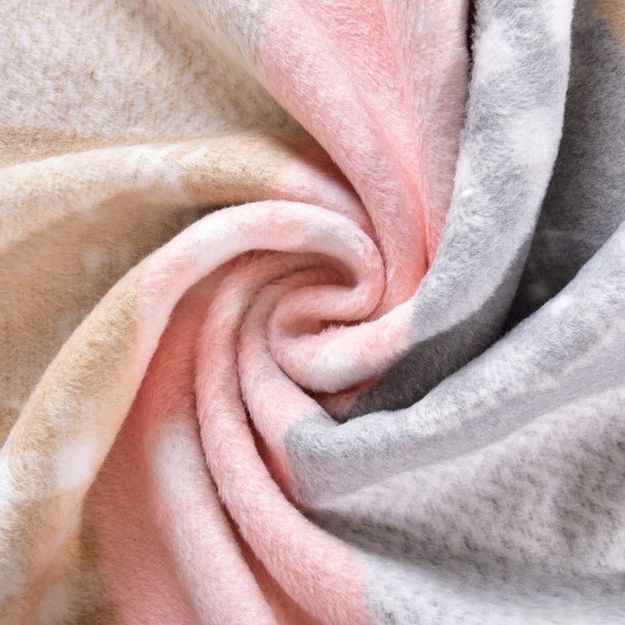 Плед дитячий PAPAELLA Baby 90х120 см бавовна, киця рожева, в ліжечко та коляску