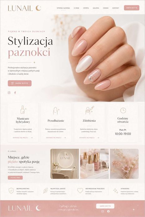 Strona internetowa Strona WWW Dla Firmy Wizytówka Logo