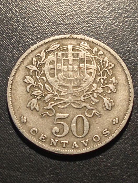 3 moedas de 50  centavos  - Portugal - 1959; 1958; 1957 - Soberbas