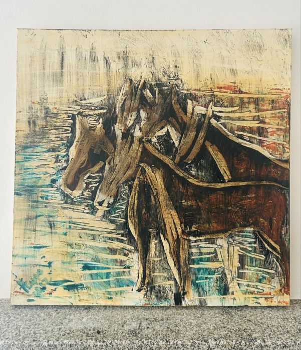 Quadro óleo sobre tela - único!