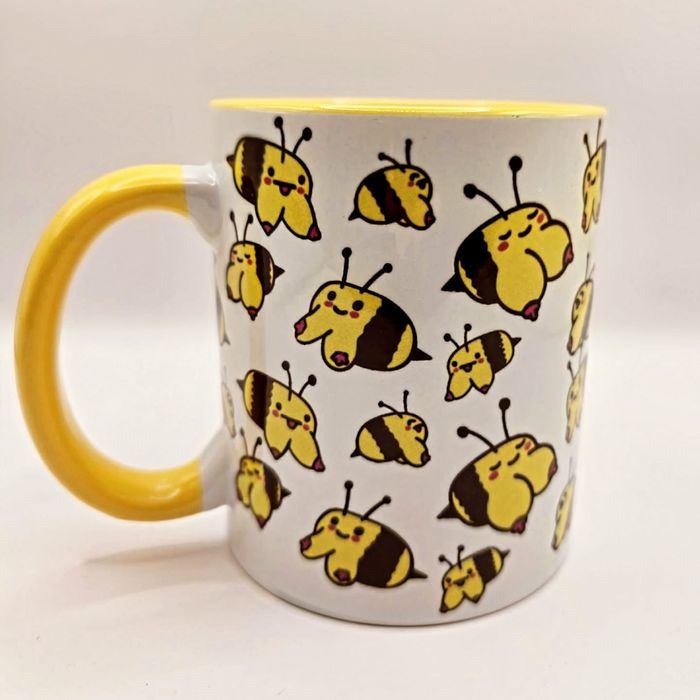Kubek z nadrukiem pszczół