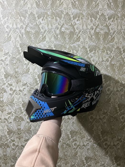 Мотошолом кросовий , шолом ATV з ОКУЛЯРАМИ