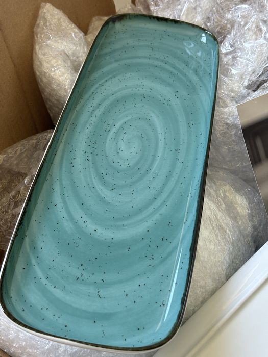 Conjunto de loica de 46 pecas Linha Rustico Costa Verde