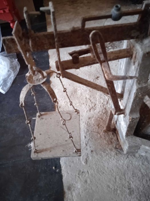 Balança decimal muito antiga, para restauro