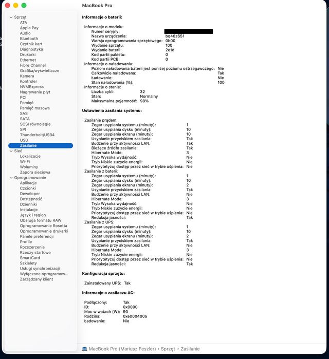 APPLE MacBook Pro 2024 14" M4 Max 36GB RAM 1TB. Gwiezdna czerń.