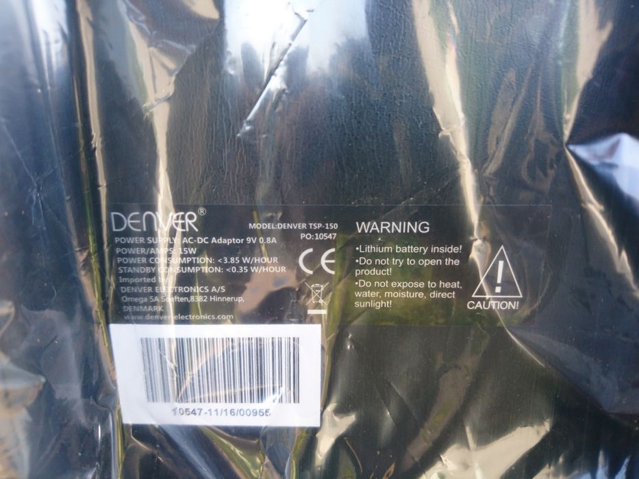 Denver TSP-150 Głośnik Bluetooth karaoke mikrofon prezent 5KG DUŻY !
