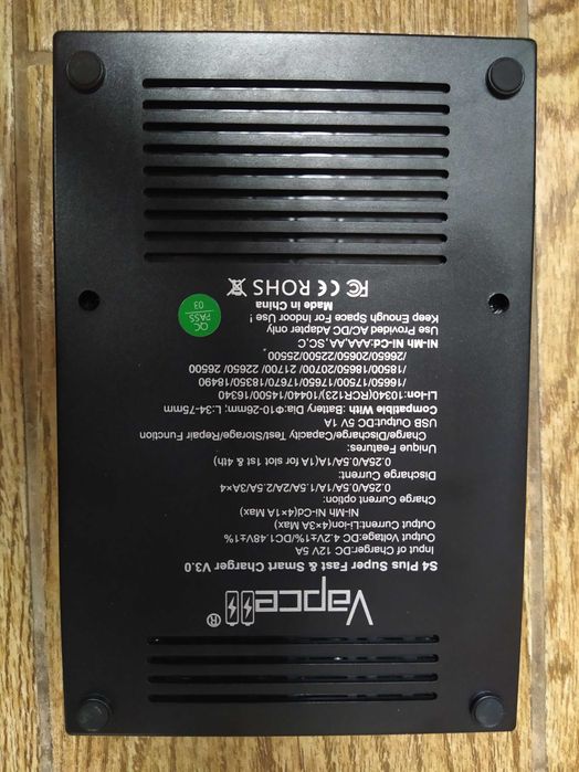 Vapcell S4 Plus v.3.0