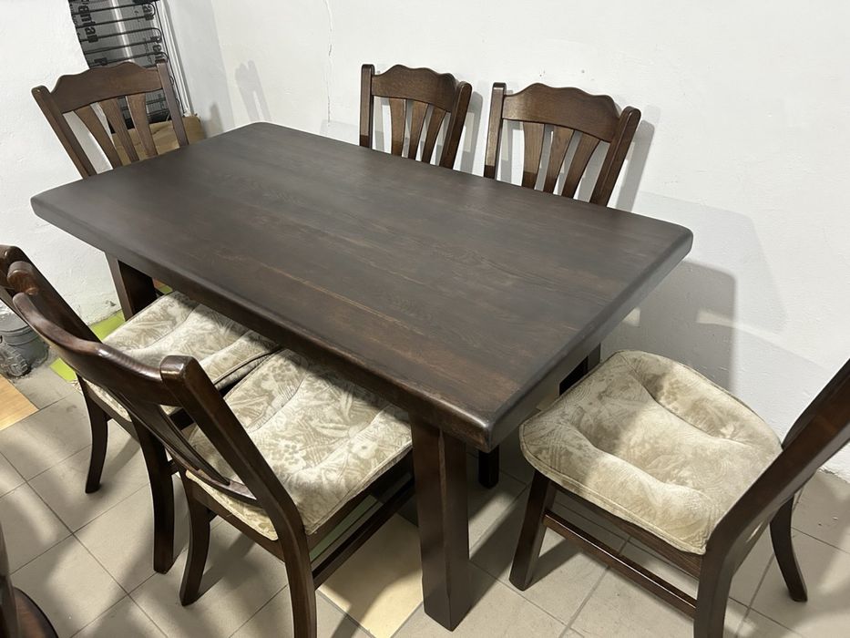 Шкіряні та деревʼяні меблі