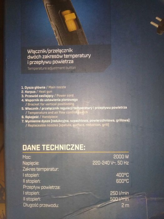 Opalarka 2000 watt