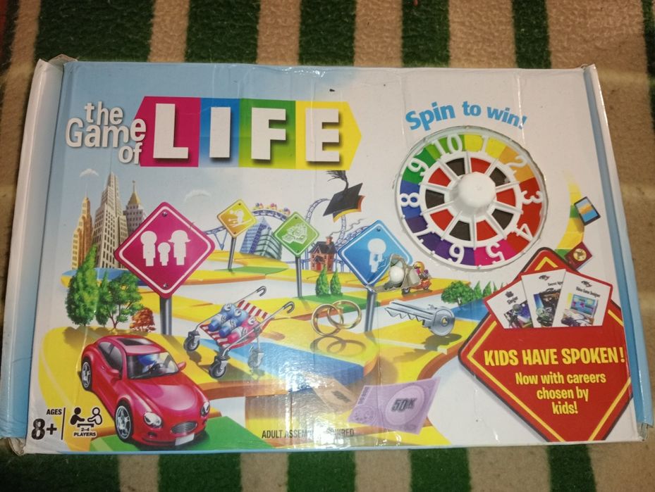 Jogo da vida em inglês