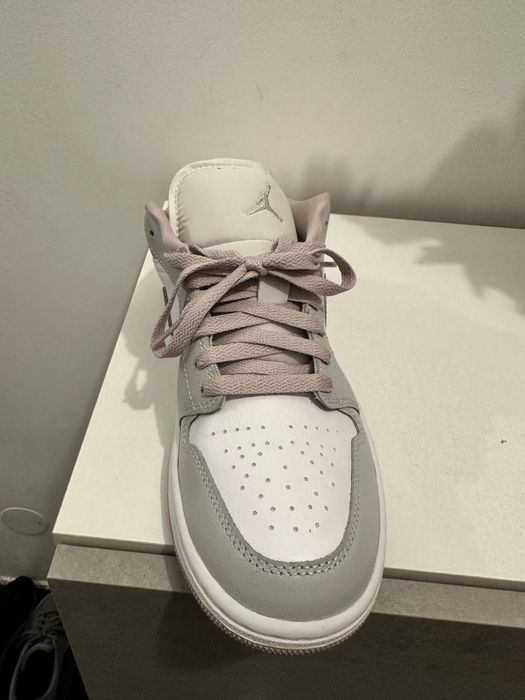air jordan 1 low rosa como novos