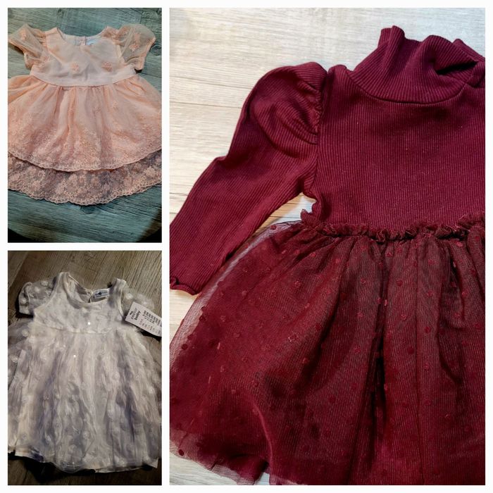 90 szt. Ubranka 0-3mce dziecięce  paka