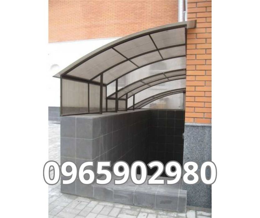 Продаём и заменяем поликарбонат на козырьках НЕ ДОРОГО