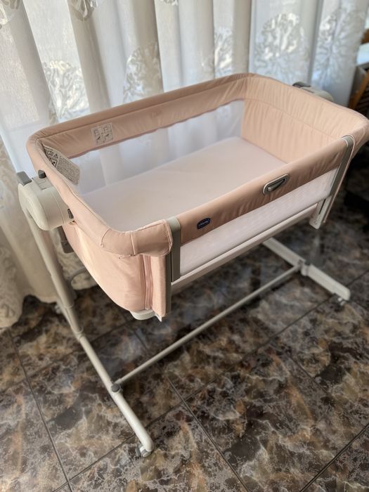 + Подарок ,Детская кроватка Chicco нежный розовый