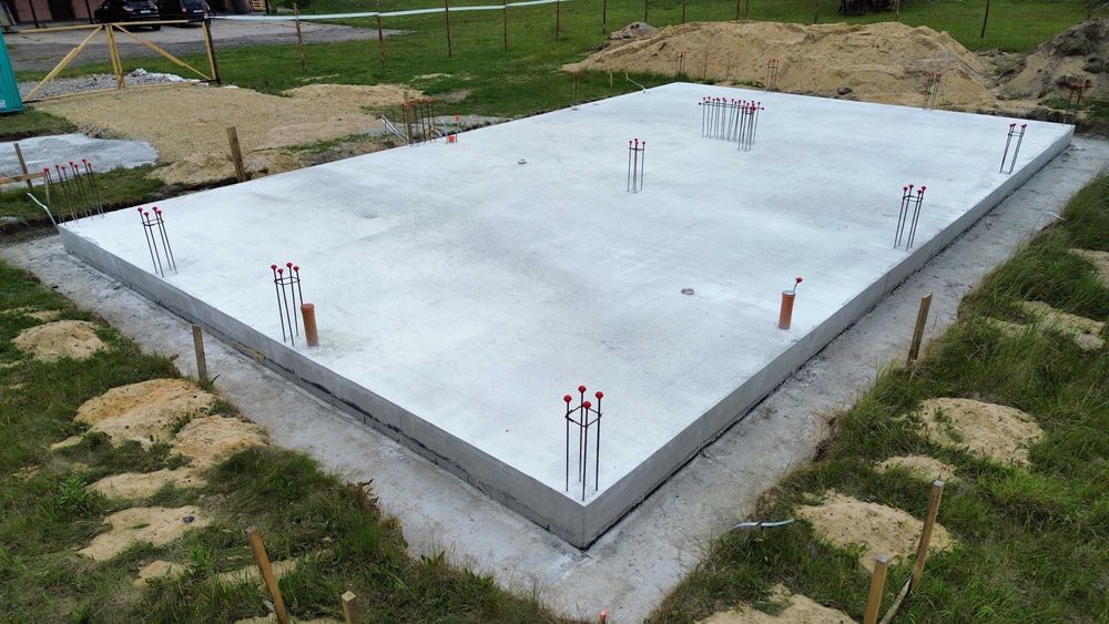 Wykonanie płyty fundamentowej, płyta fundamentowa, płyty fundamentowe,