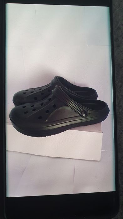 Crocsy  / klapki męskie czarne z pianki Rozmiar 43