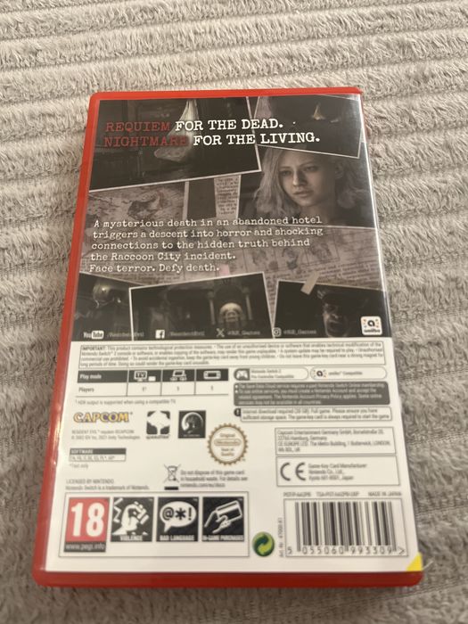 Resident Evil Requiem switch 2