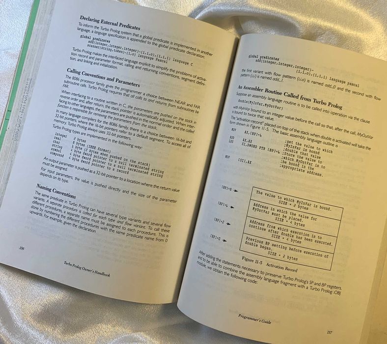 Turbo Prolog 1.1 – Manual do Utilizador, Programação IA clássica64738345711362122