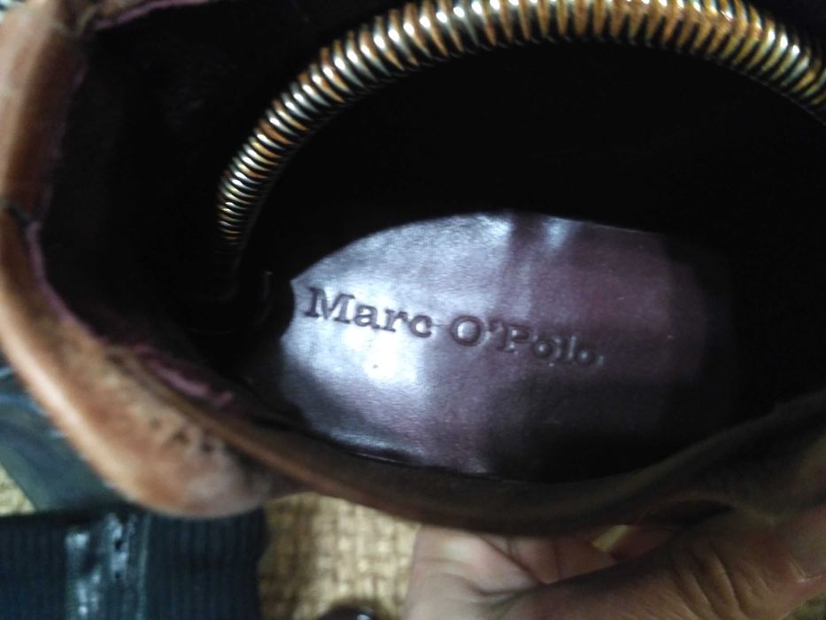 Ботинки челси демисезонные  коричневые Marco Polo размер 39.