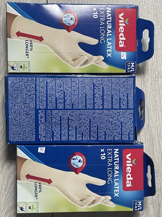 Rekawiczki z naturalnego latexu VILEDA