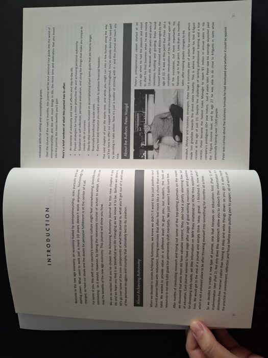 Achieving Autonomy: Strategic Journal For Entreprenuers diário agenda